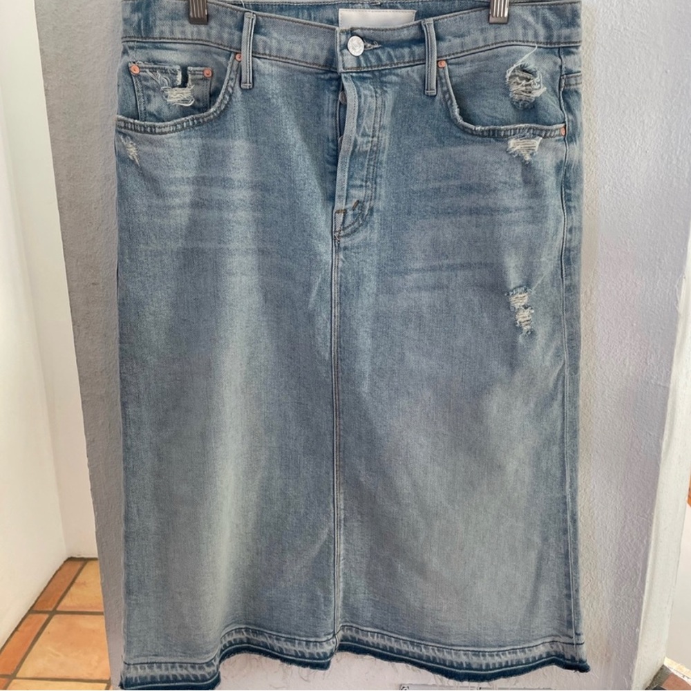 Mother Jeans denim skirt